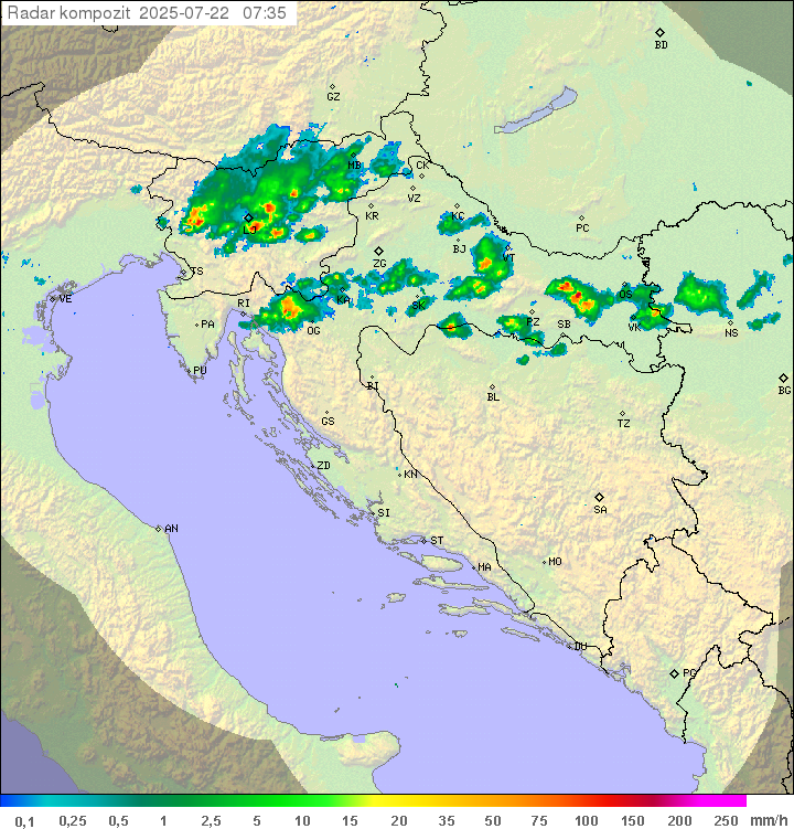 Padavine Hrvaška