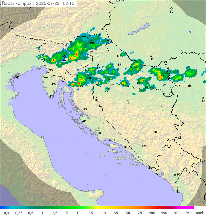 Padavine Hrvaška