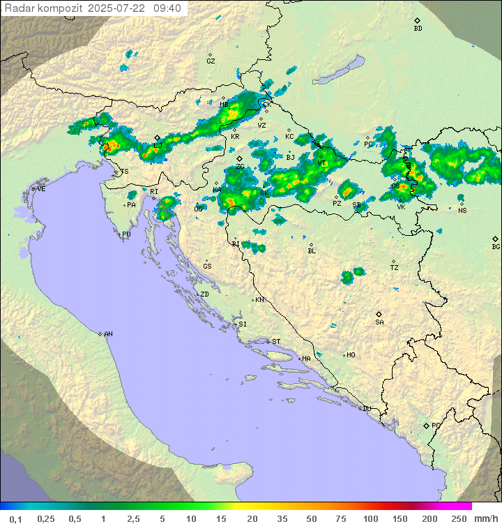 Padavine Hrvaška
