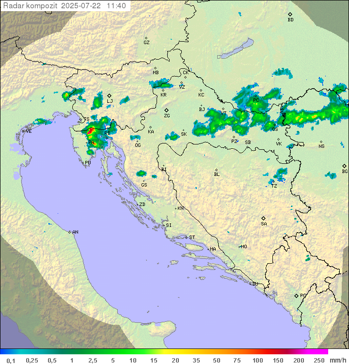 Padavine Hrvaška