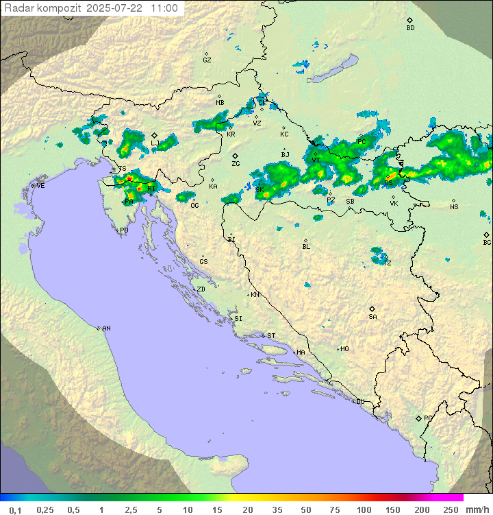Padavine Hrvaška