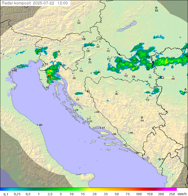 Padavine Hrvaška