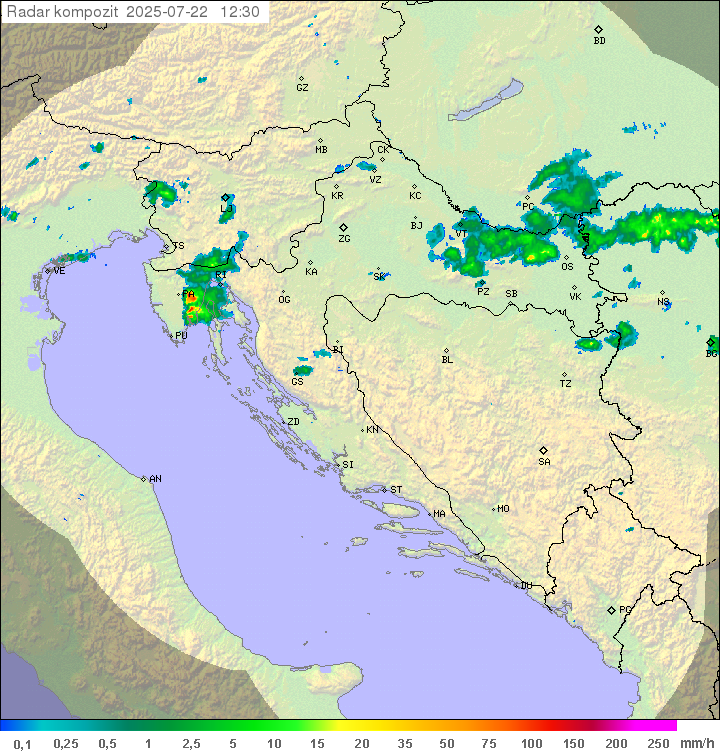 Padavine Hrvaška