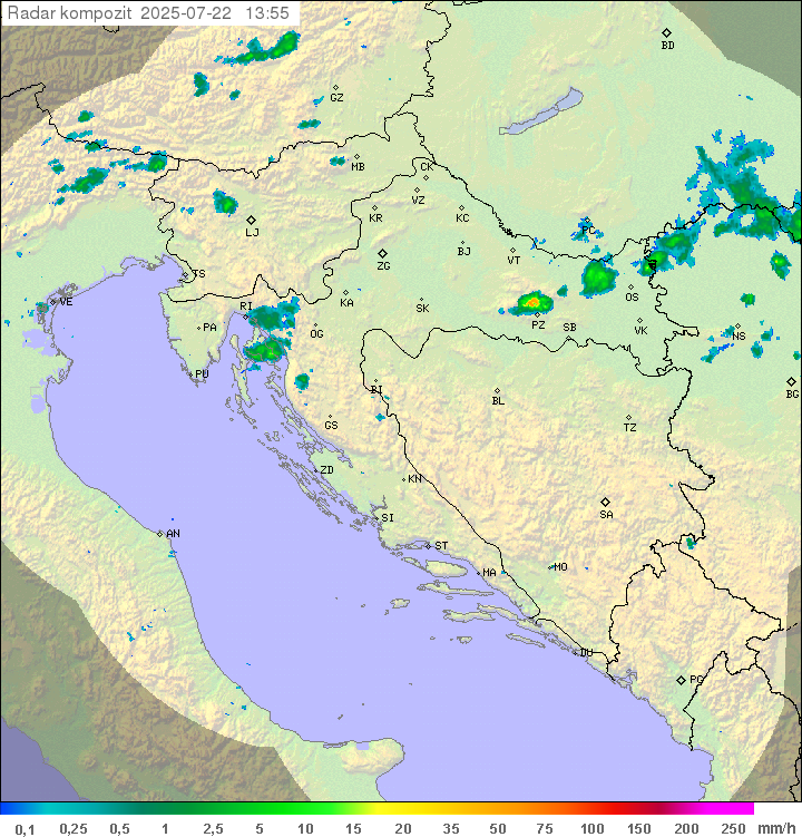 Padavine Hrvaška