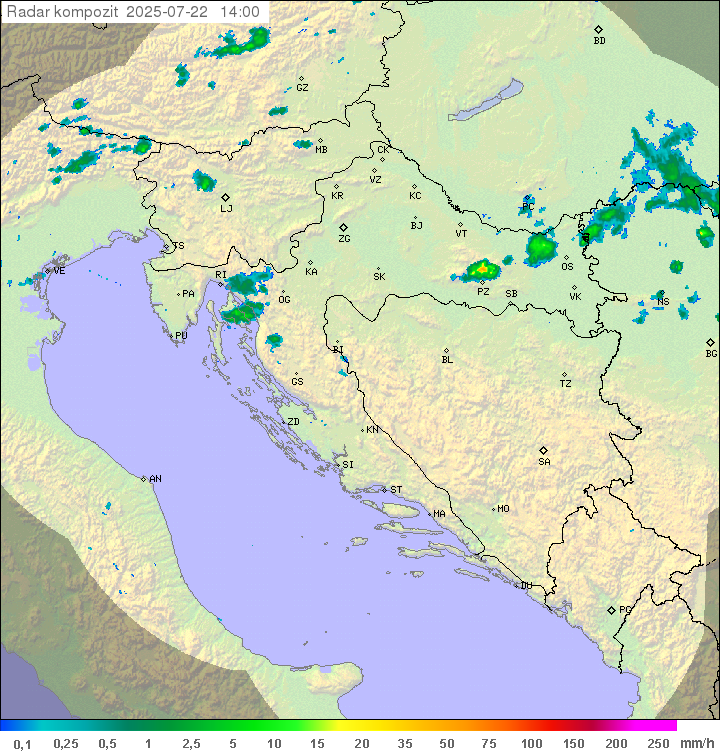 Padavine Hrvaška