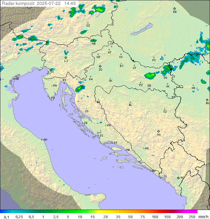 Padavine Hrvaška