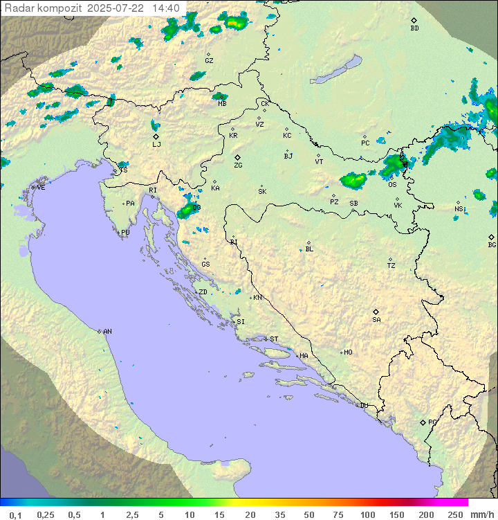 Padavine Hrvaška
