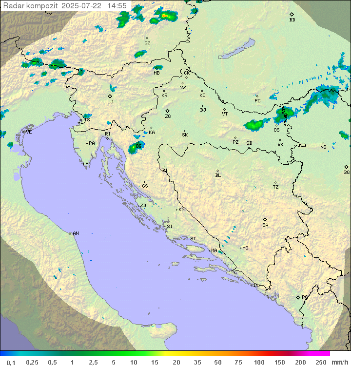 Padavine Hrvaška