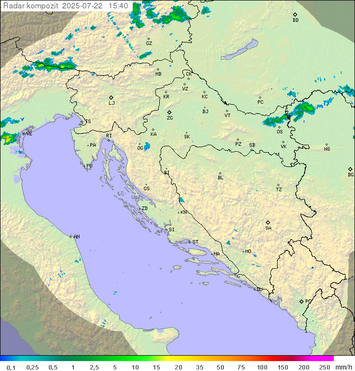 Padavine Hrvaška
