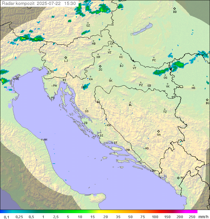 Padavine Hrvaška
