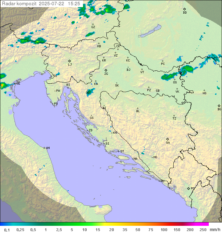 Padavine Hrvaška