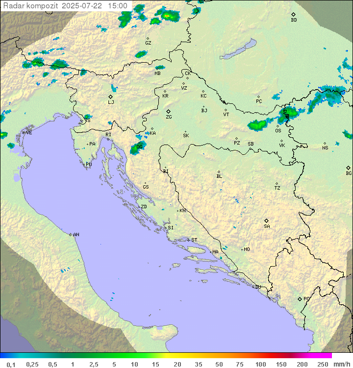 Padavine Hrvaška