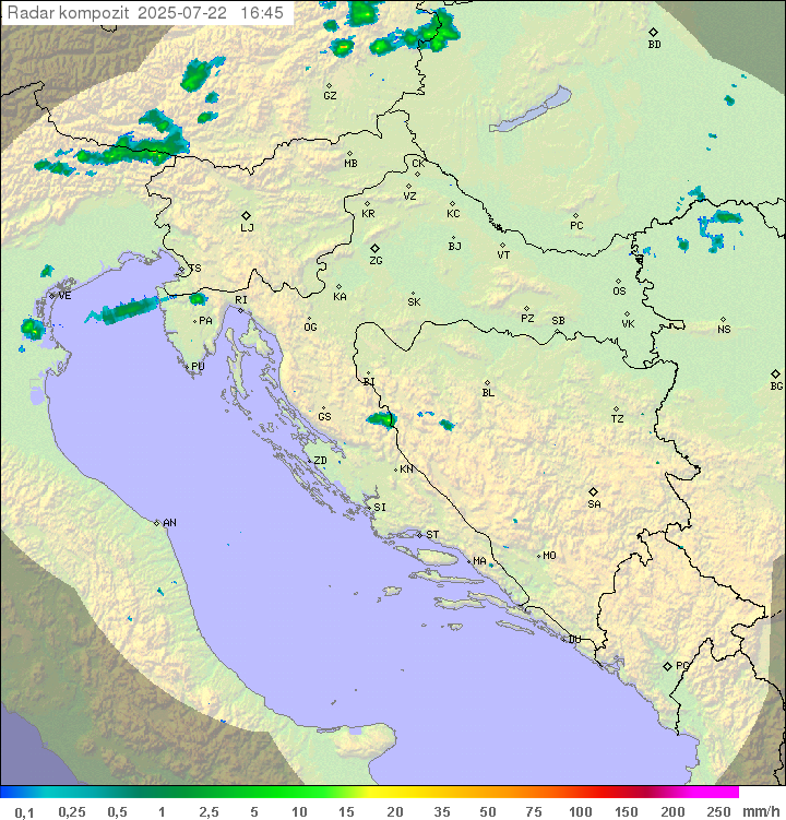 Padavine Hrvaška