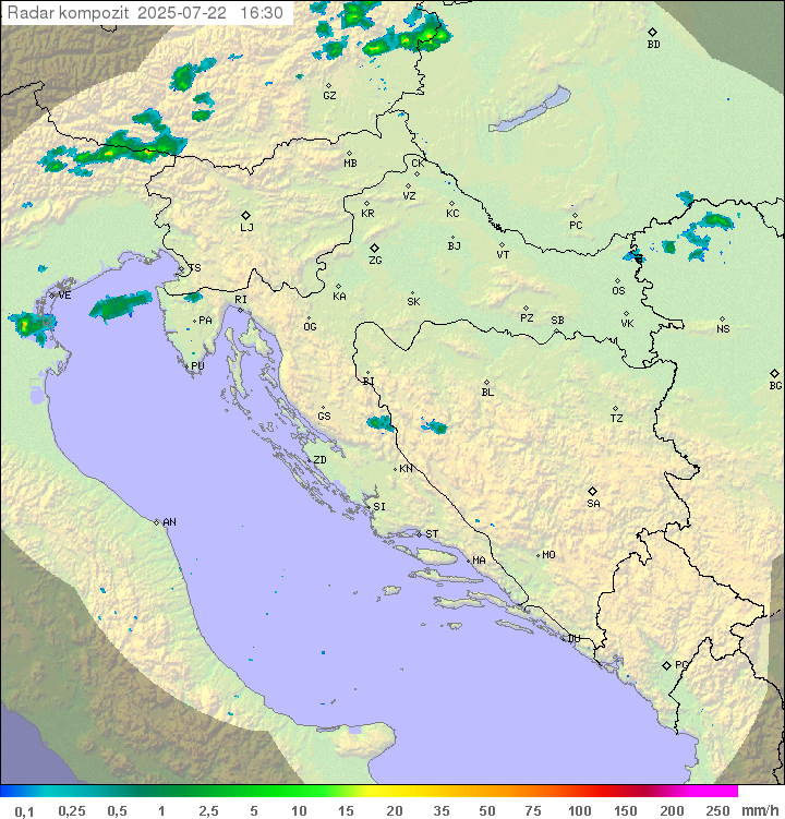 Padavine Hrvaška