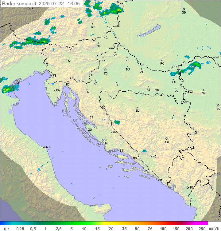 Padavine Hrvaška