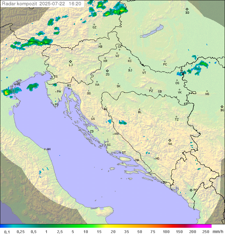 Padavine Hrvaška