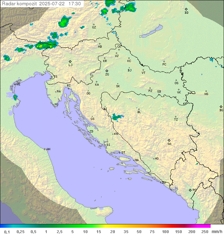 Padavine Hrvaška
