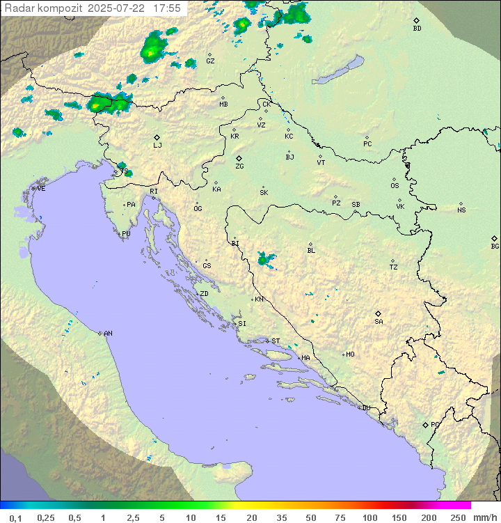 Padavine Hrvaška