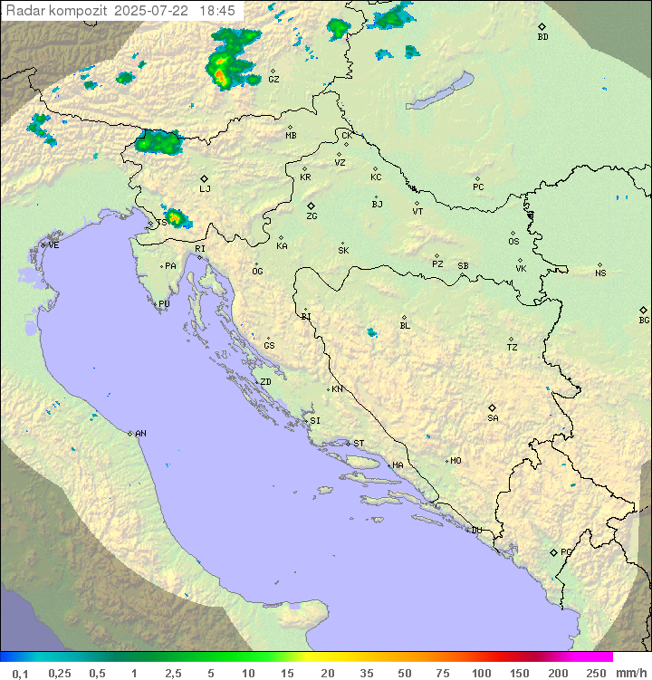 Padavine Hrvaška