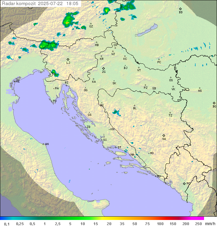 Padavine Hrvaška