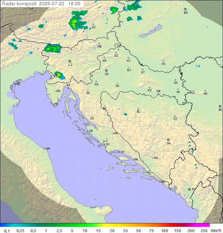 Padavine Hrvaška