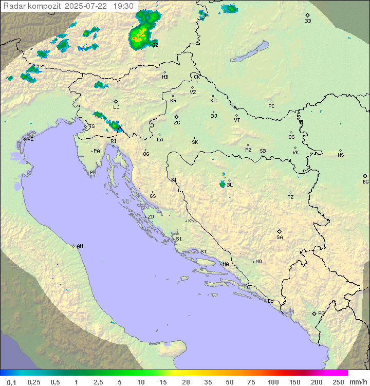 Padavine Hrvaška