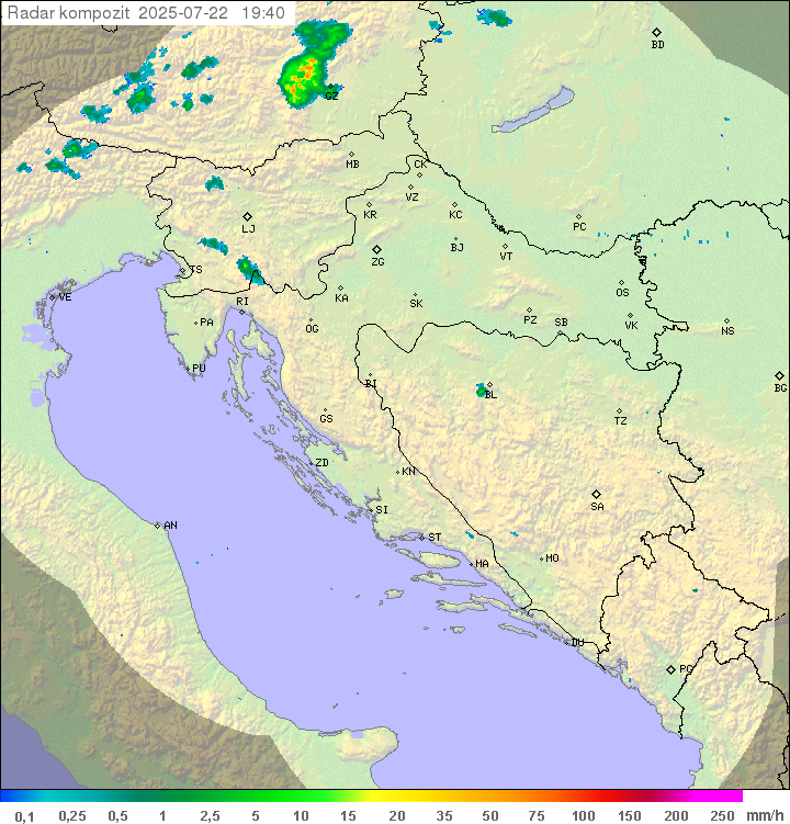 Padavine Hrvaška