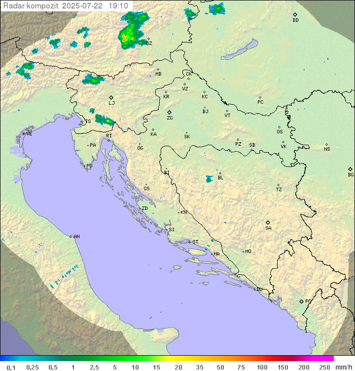 Padavine Hrvaška