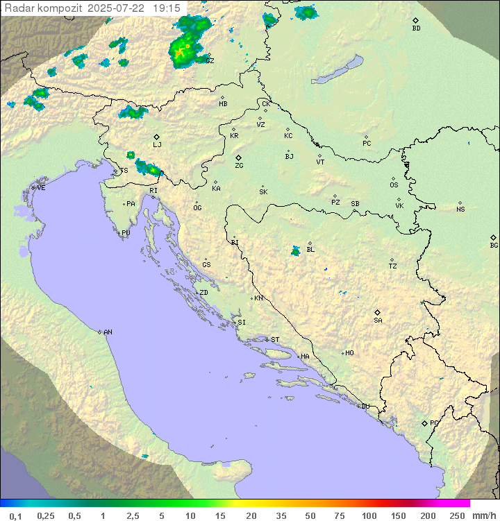 Padavine Hrvaška