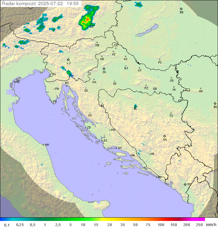 Padavine Hrvaška