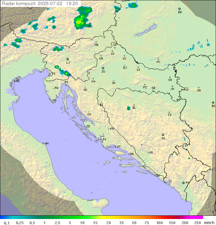 Padavine Hrvaška