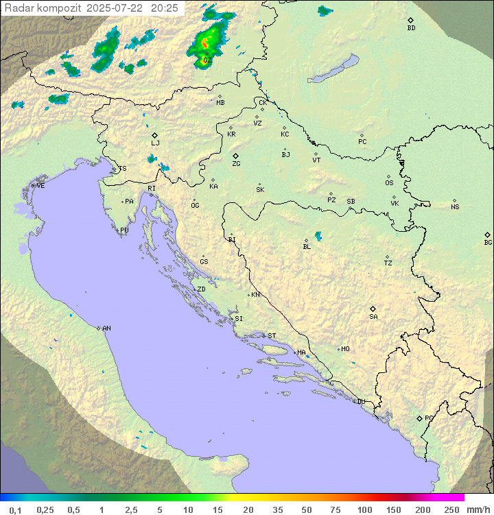 Padavine Hrvaška