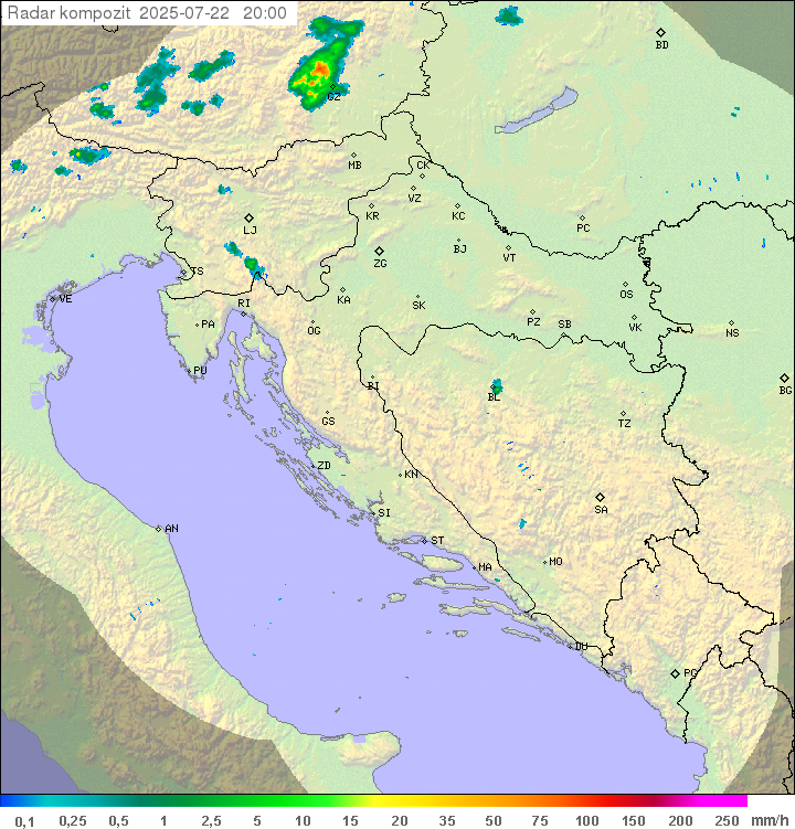 Padavine Hrvaška