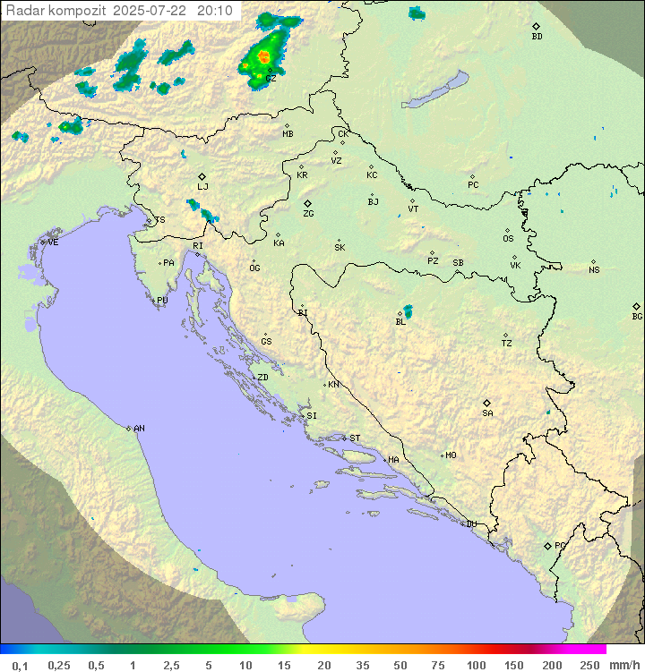 Padavine Hrvaška