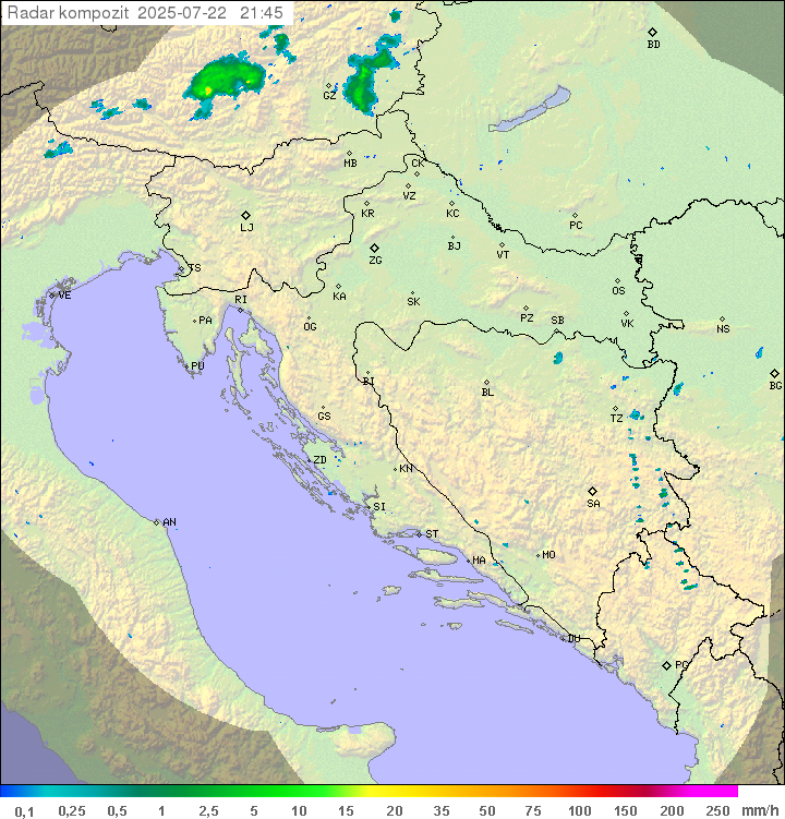 Padavine Hrvaška