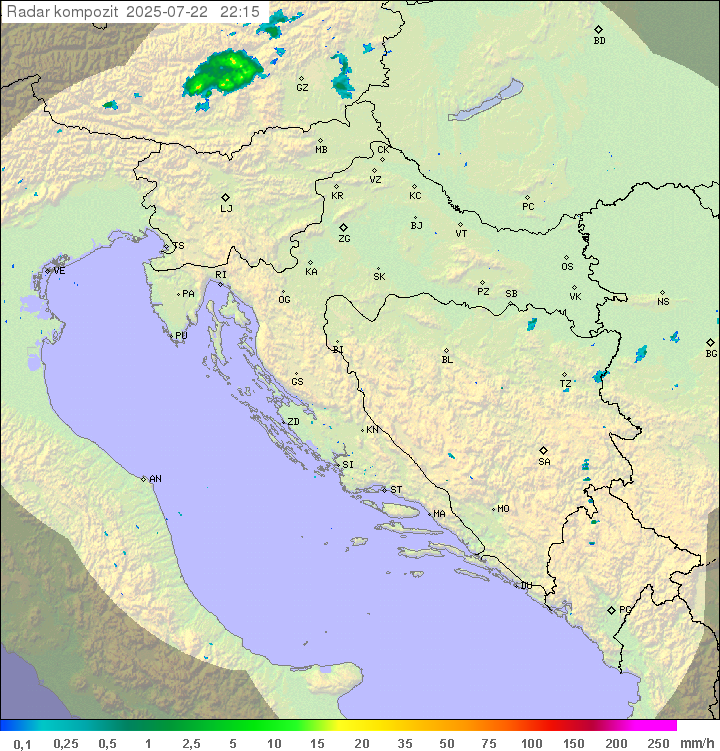 Padavine Hrvaška