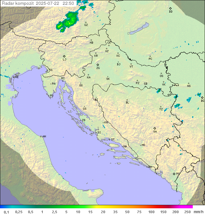 Padavine Hrvaška