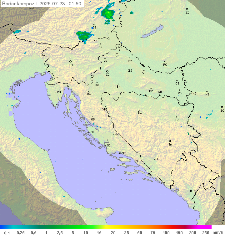 Padavine Hrvaška
