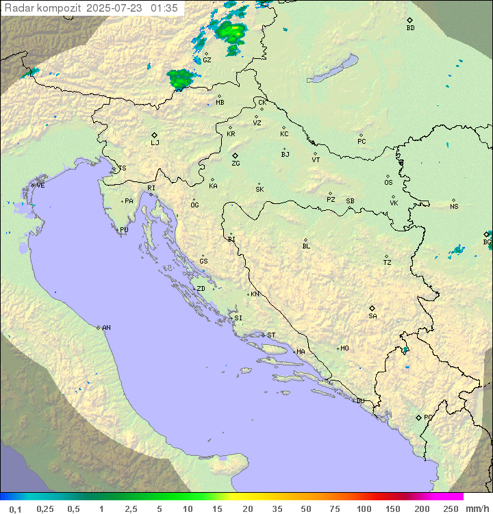 Padavine Hrvaška