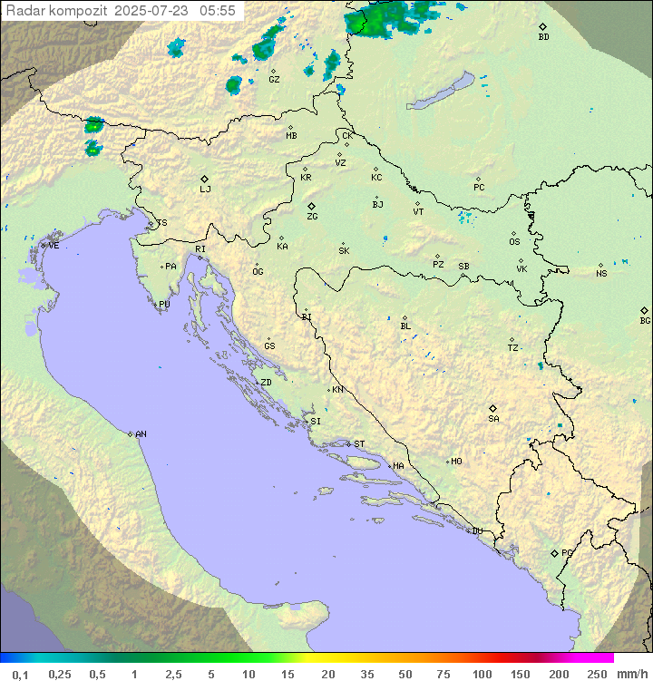 Padavine Hrvaška