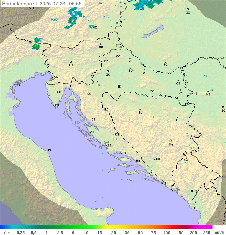 Padavine Hrvaška