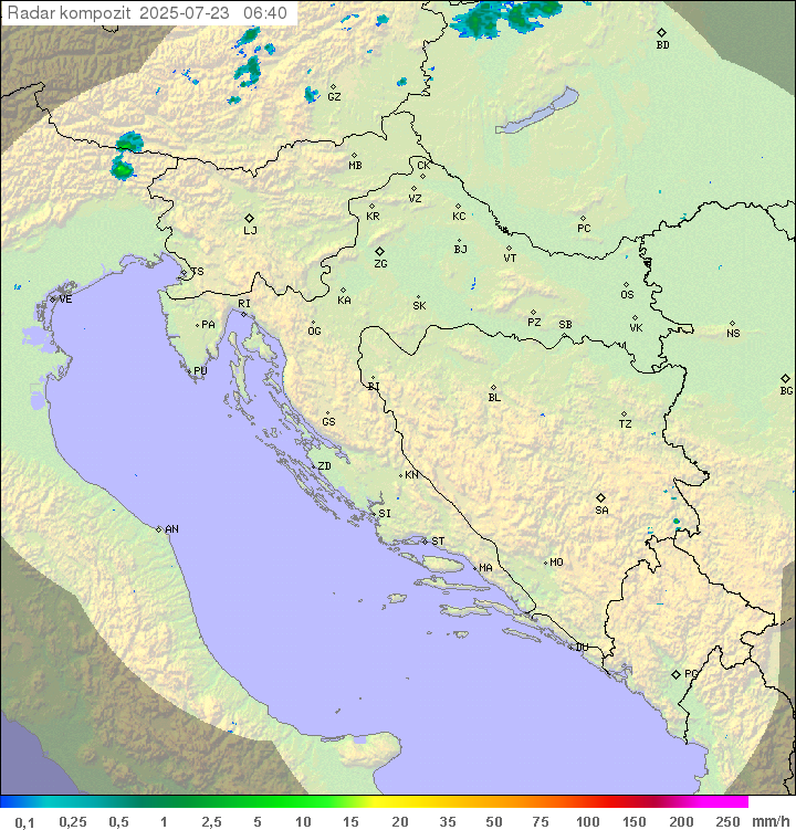 Padavine Hrvaška