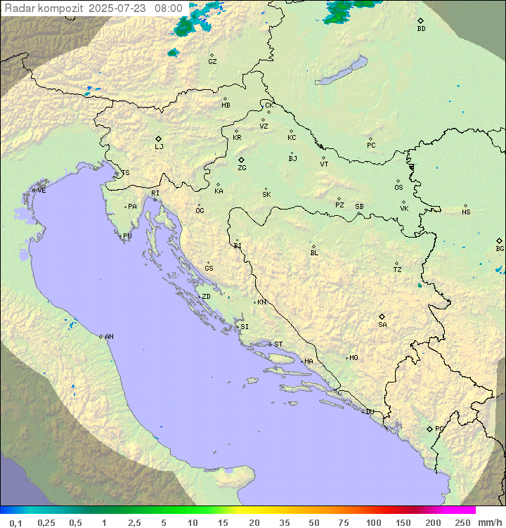 Padavine Hrvaška