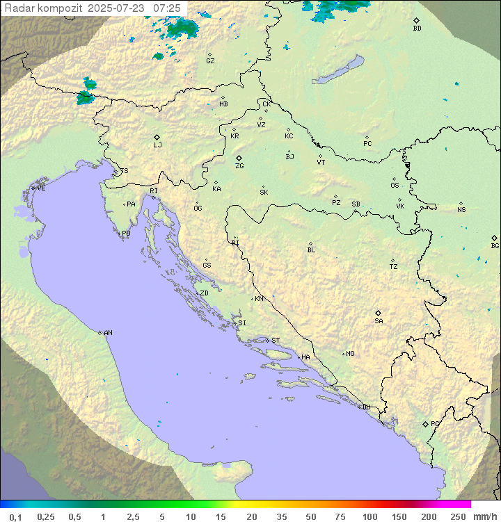Padavine Hrvaška