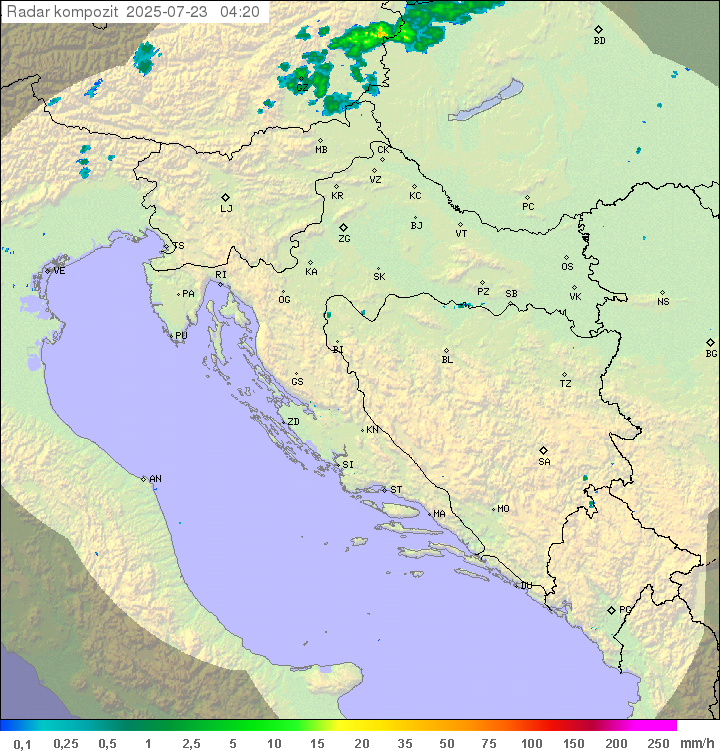 Padavine Hrvaška