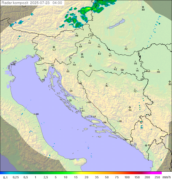 Padavine Hrvaška
