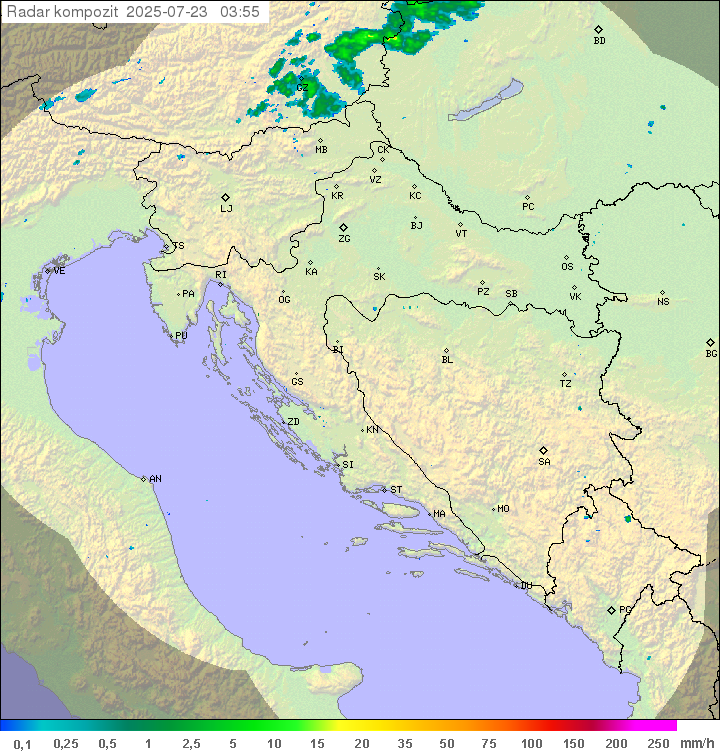 Padavine Hrvaška