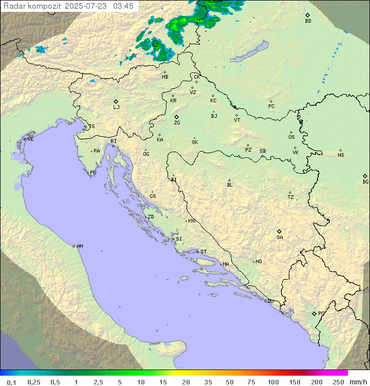 Padavine Hrvaška
