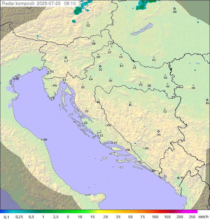 Padavine Hrvaška