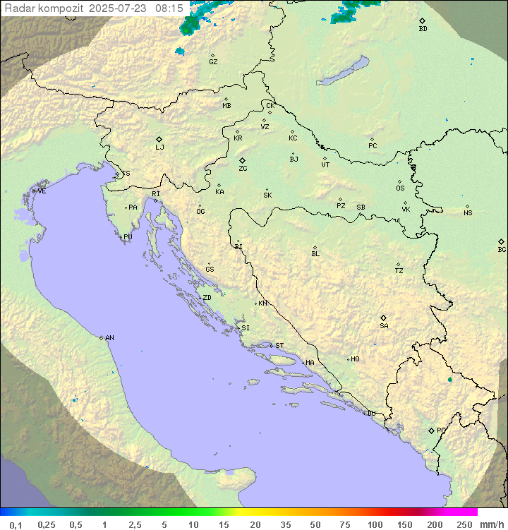 Padavine Hrvaška